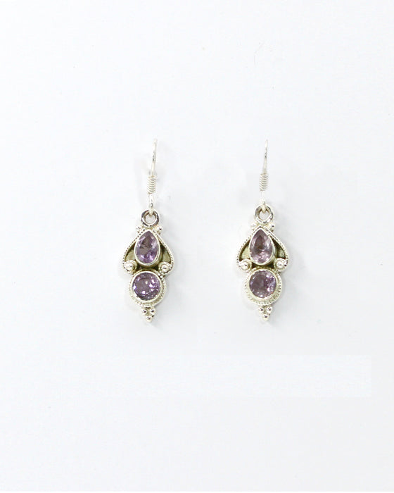 Ohrring Amethyst