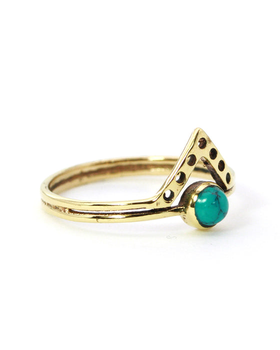 Stackring Türkis