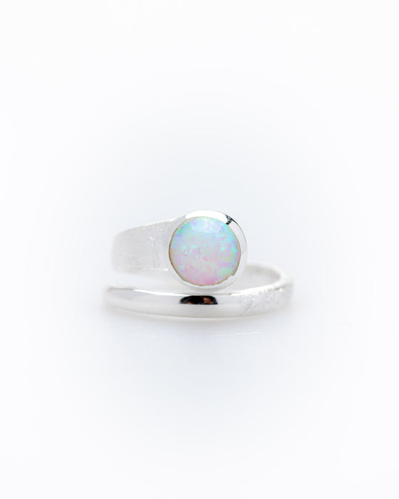 Opal Ring Silber